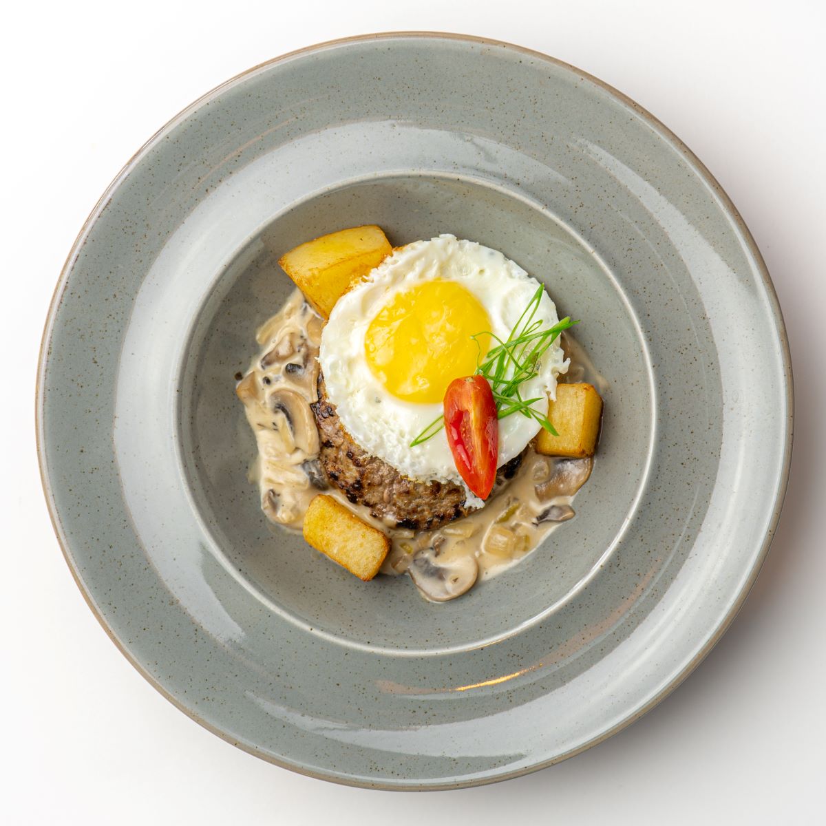 Фото Бифштекс с картофелем