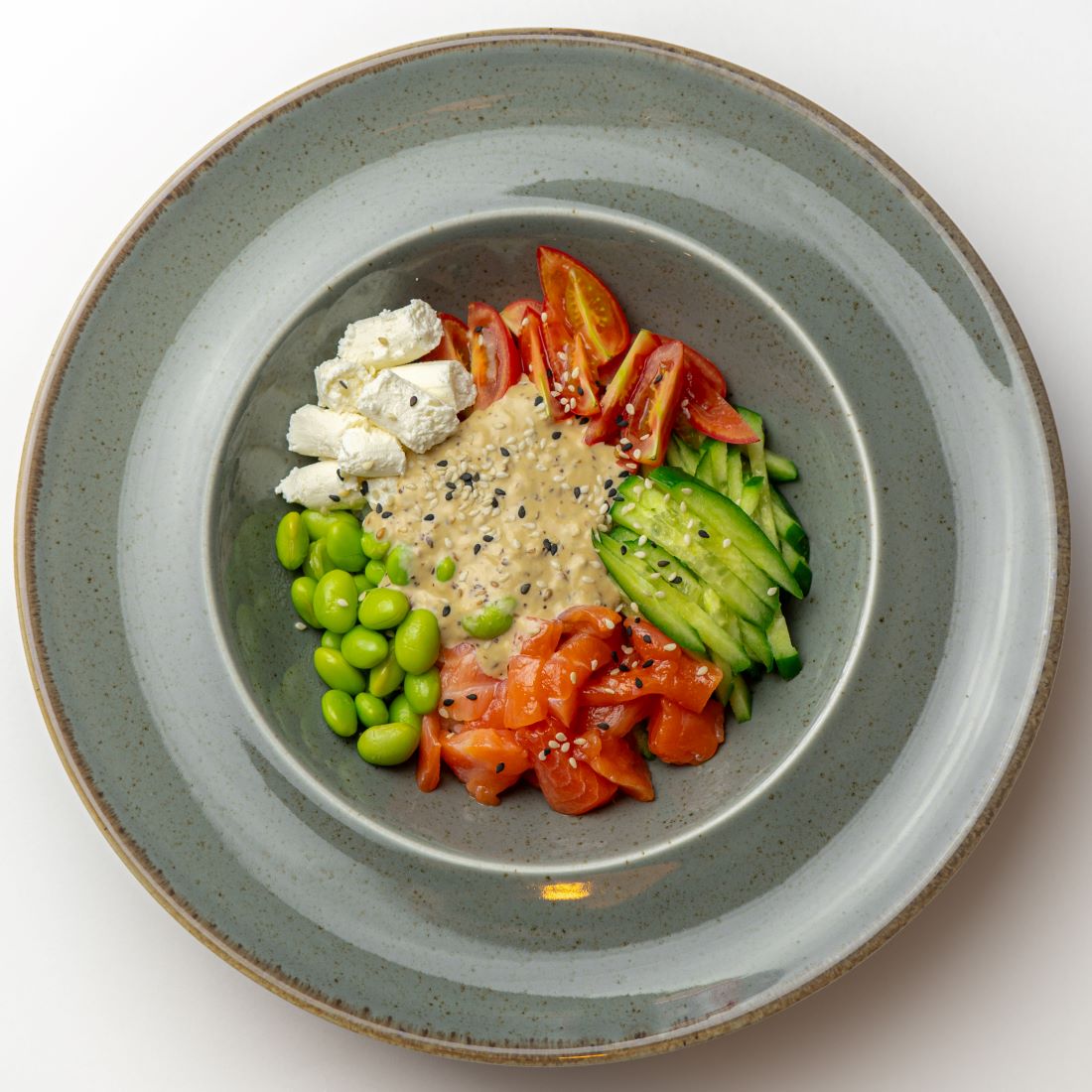 Фото Поке боул с лососем